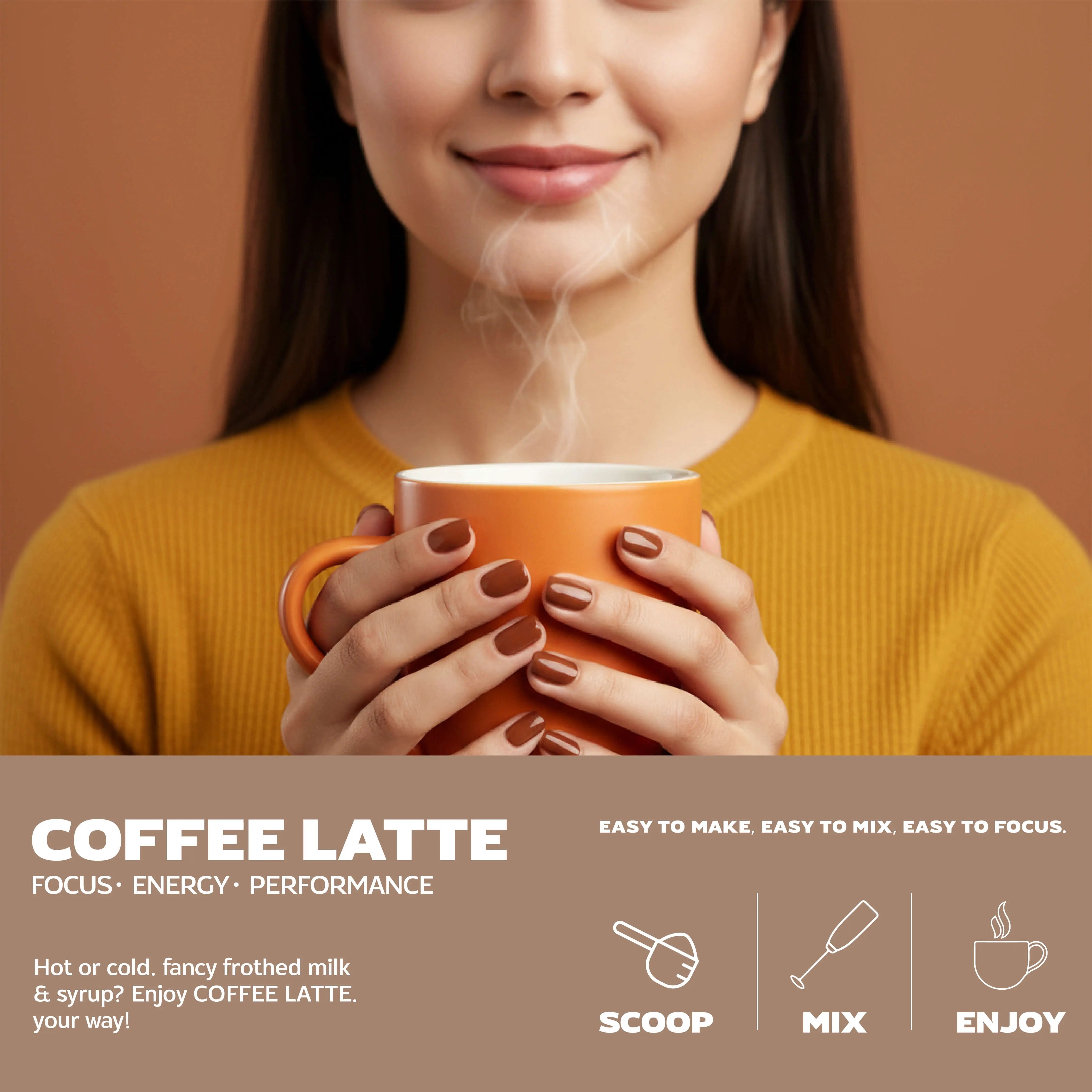 COFFEE LATTE - Instant Adaptogen Coffee Latte Mushroomy Pakistan