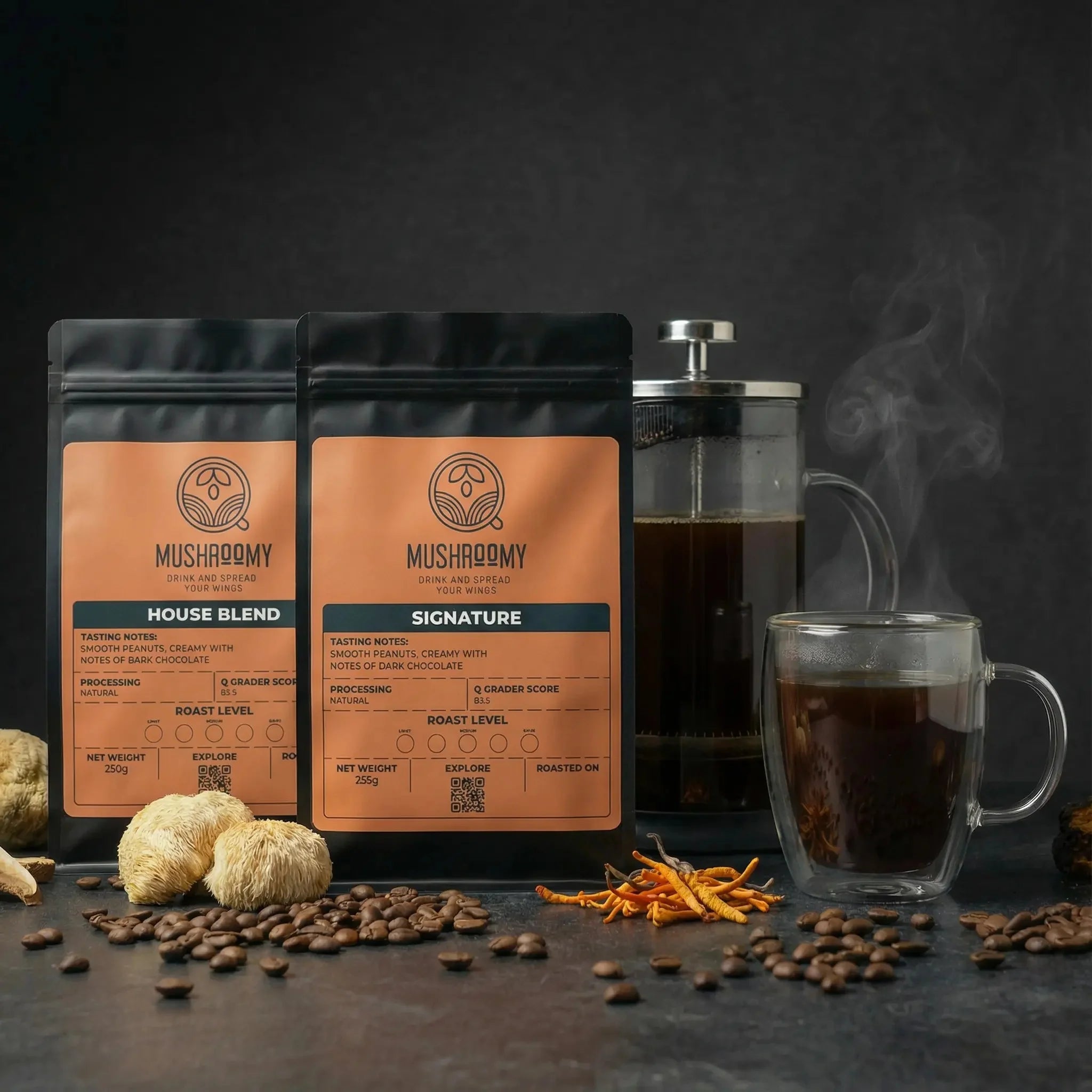 Signature – Specialty Grade Arabica Coffee with Adaptogens for Focus, Energy & Performance Mushroomy Pakistan