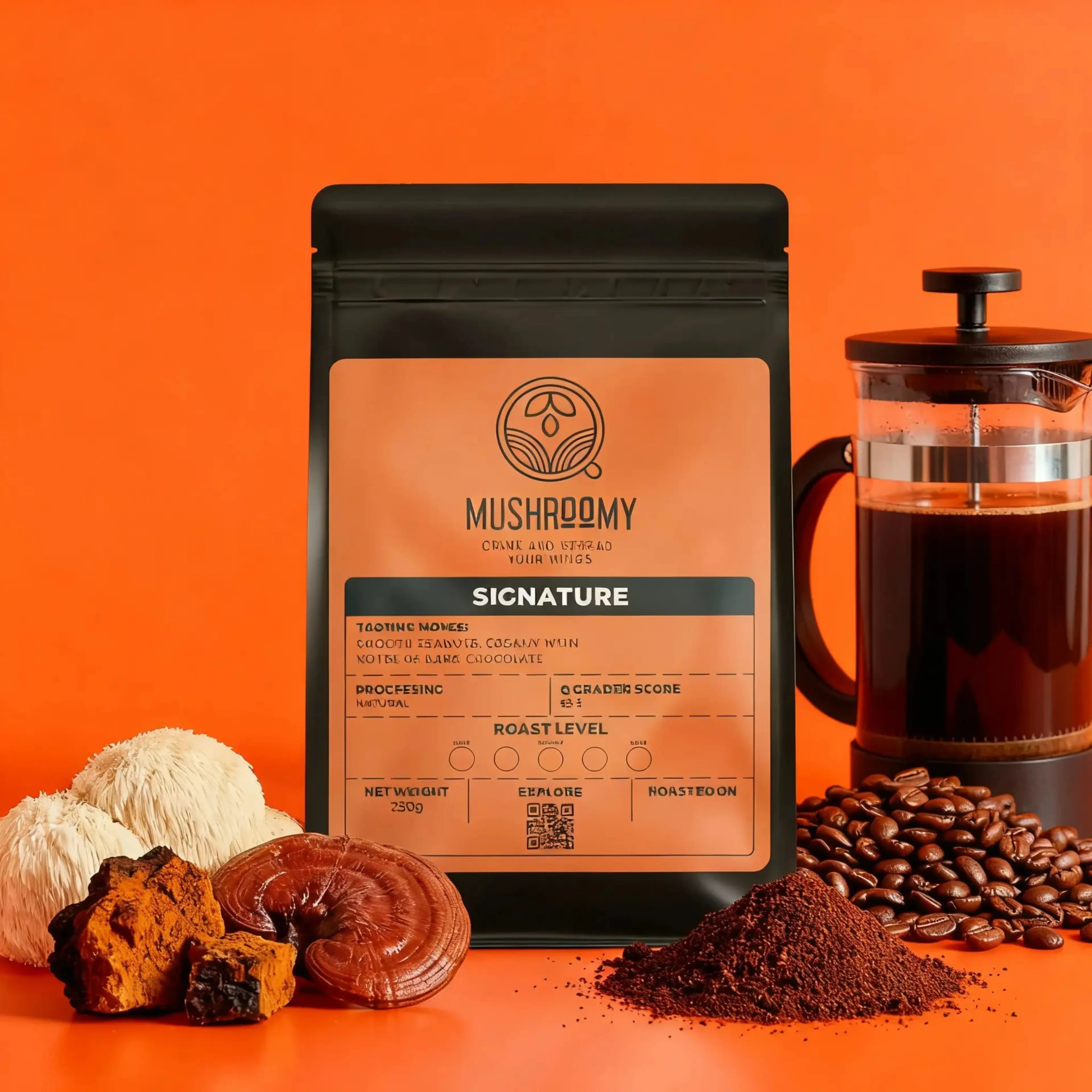 Signature Mushroom Coffee - Focus, Energy & Performance Mushroomy Pakistan