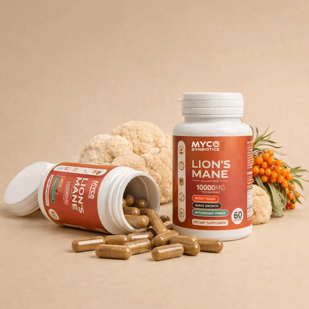 Lion’s Mane with Sea Buckthorn Mushroomy Pakistan