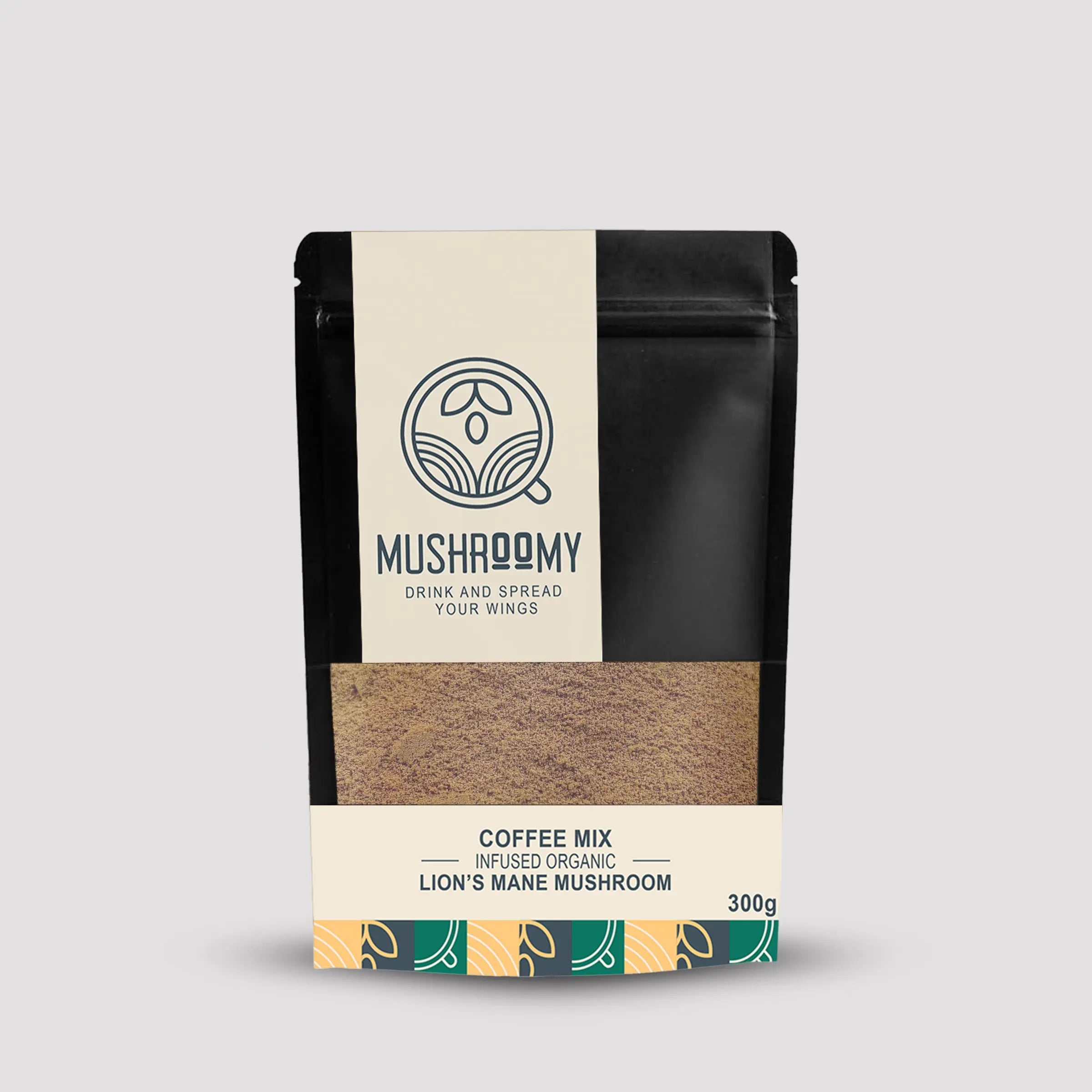 3-in-1 Lion’s Mane mushroom coffee mix – creamy, energizing brain-boosting blend