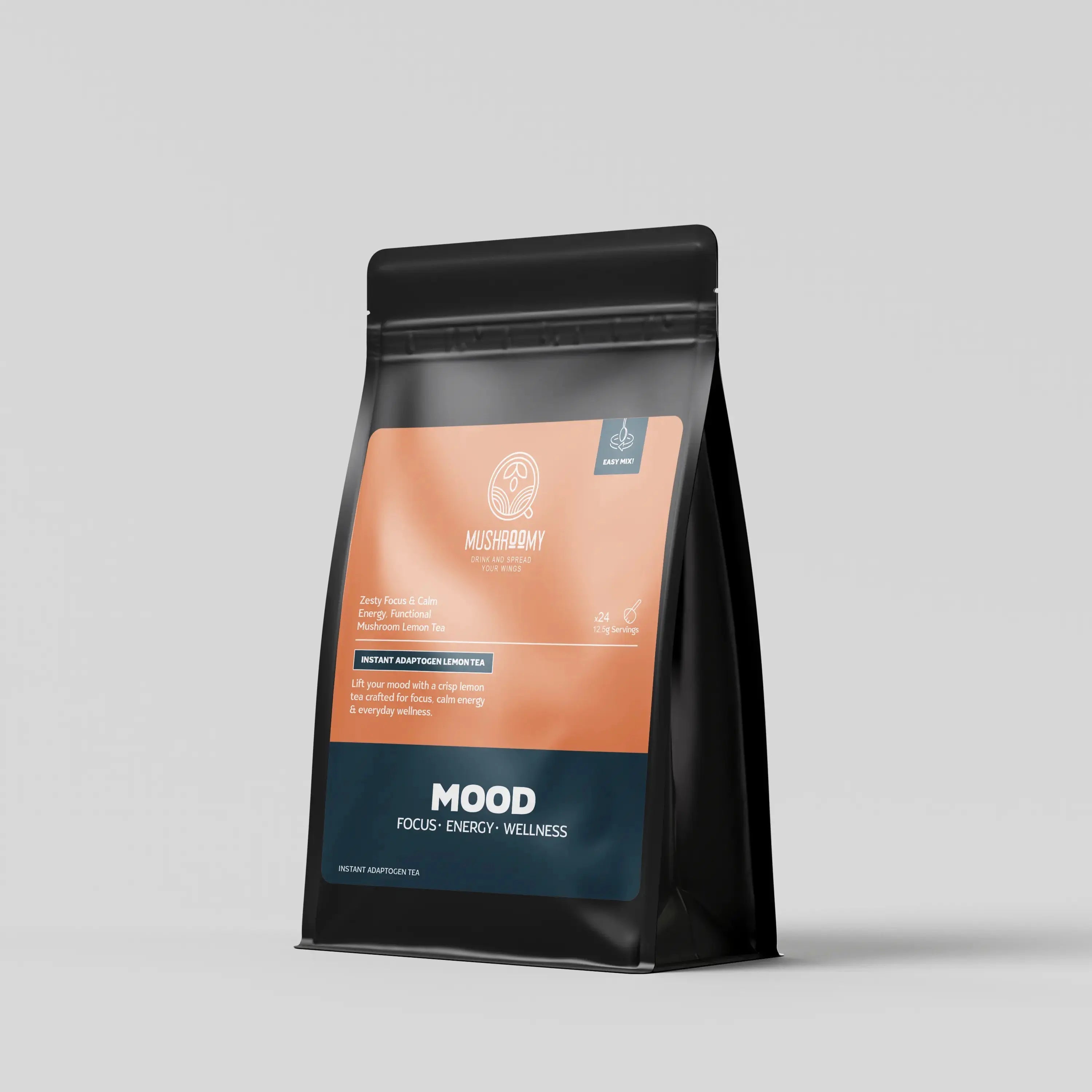 MOOD - Instant Adaptogen Lemon Tea for Calm, Focus & Hydration Mushroomy Pakistan