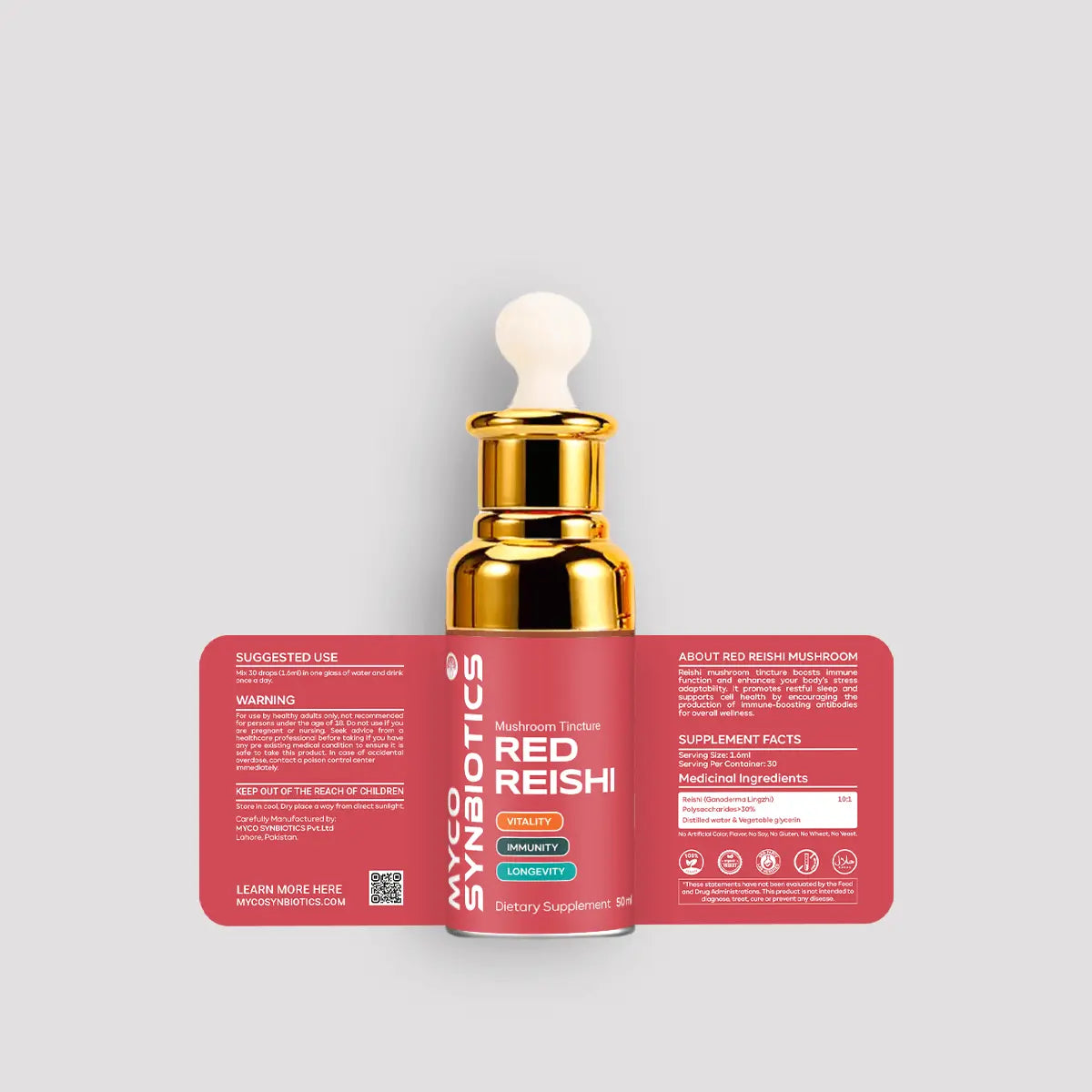 Red Reishi Mushroom Extract Mushroomy Pakistan