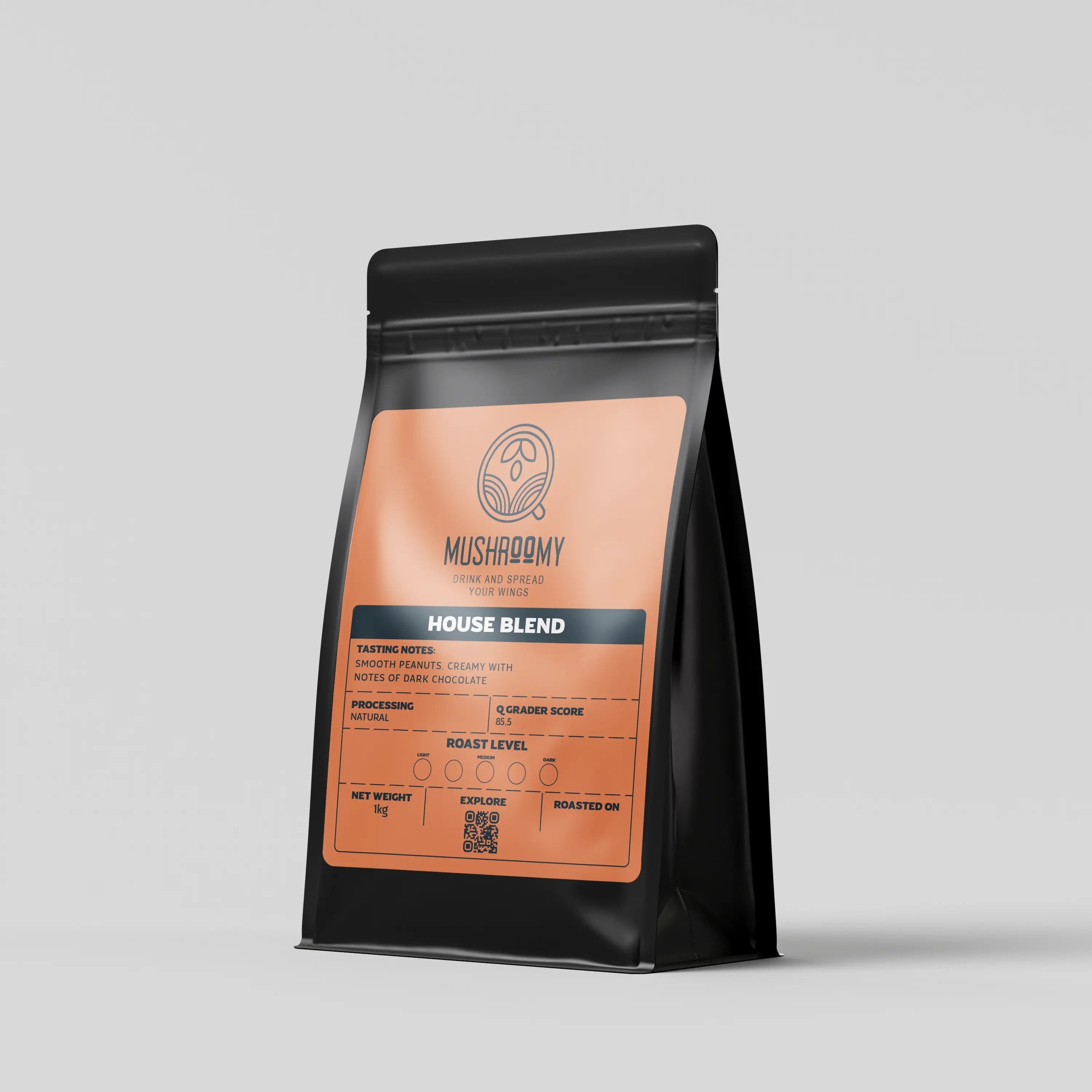 HOUSE BLEND – Premium Brazilian Arabica Coffee Mushroomy Pakistan