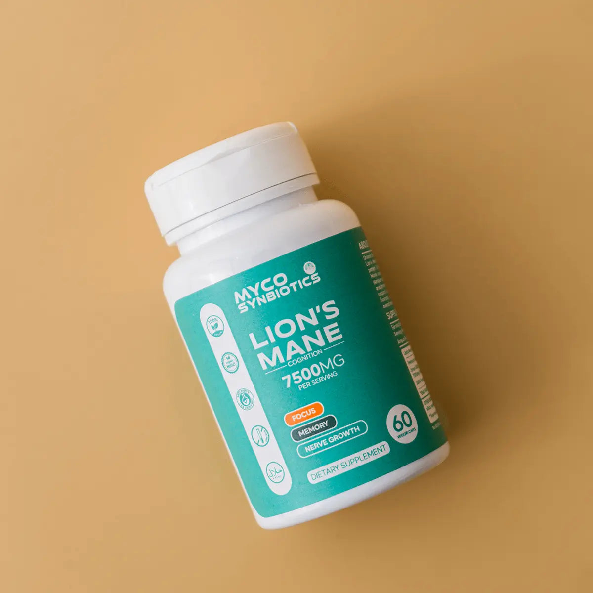 Lion's Mane Mushroom Capsules – Organic Brain-Health Supplement Mushroomy Pakistan