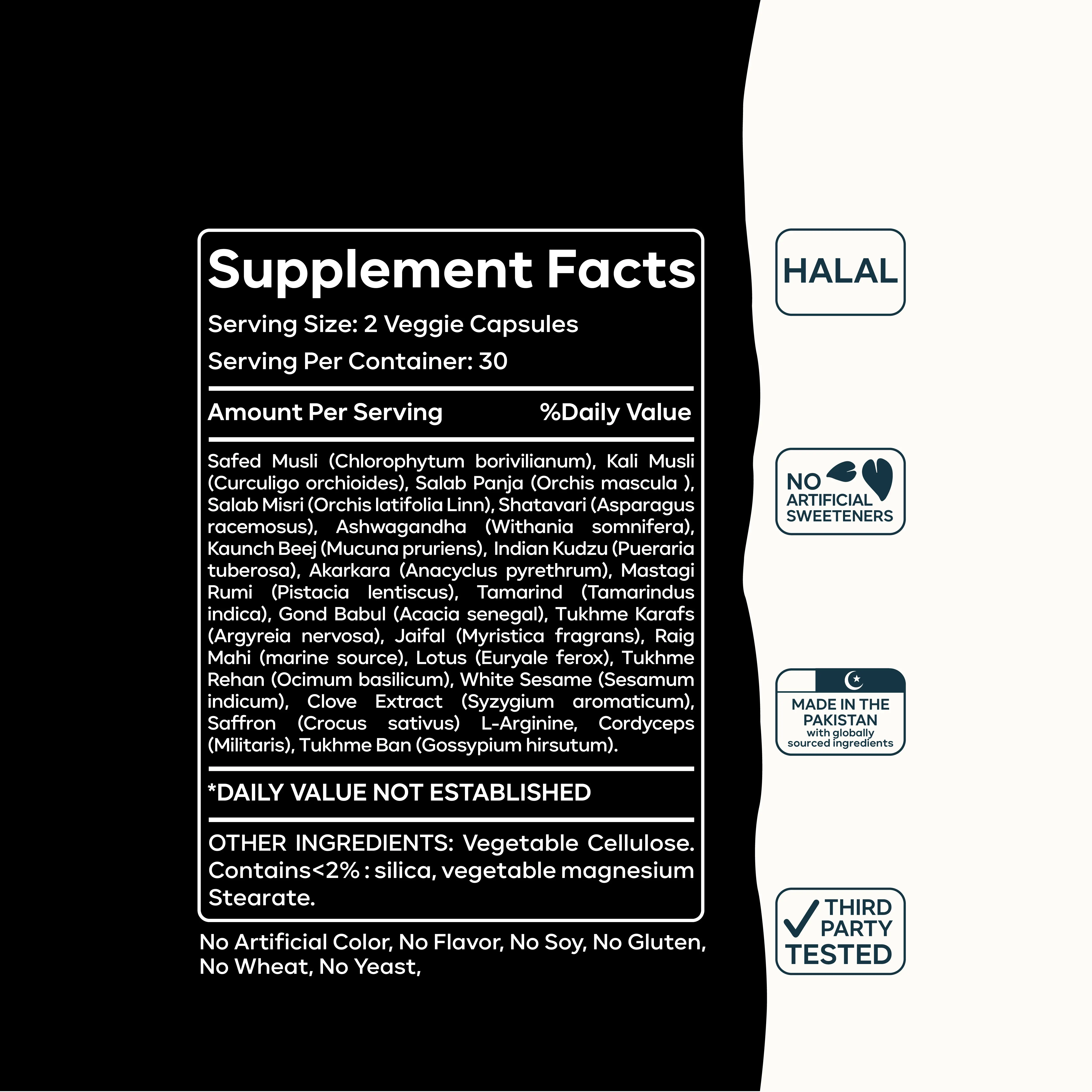 Men’s Vitality Capsules | Natural Energy, Performance & Stamina Booster Mushroomy Pakistan