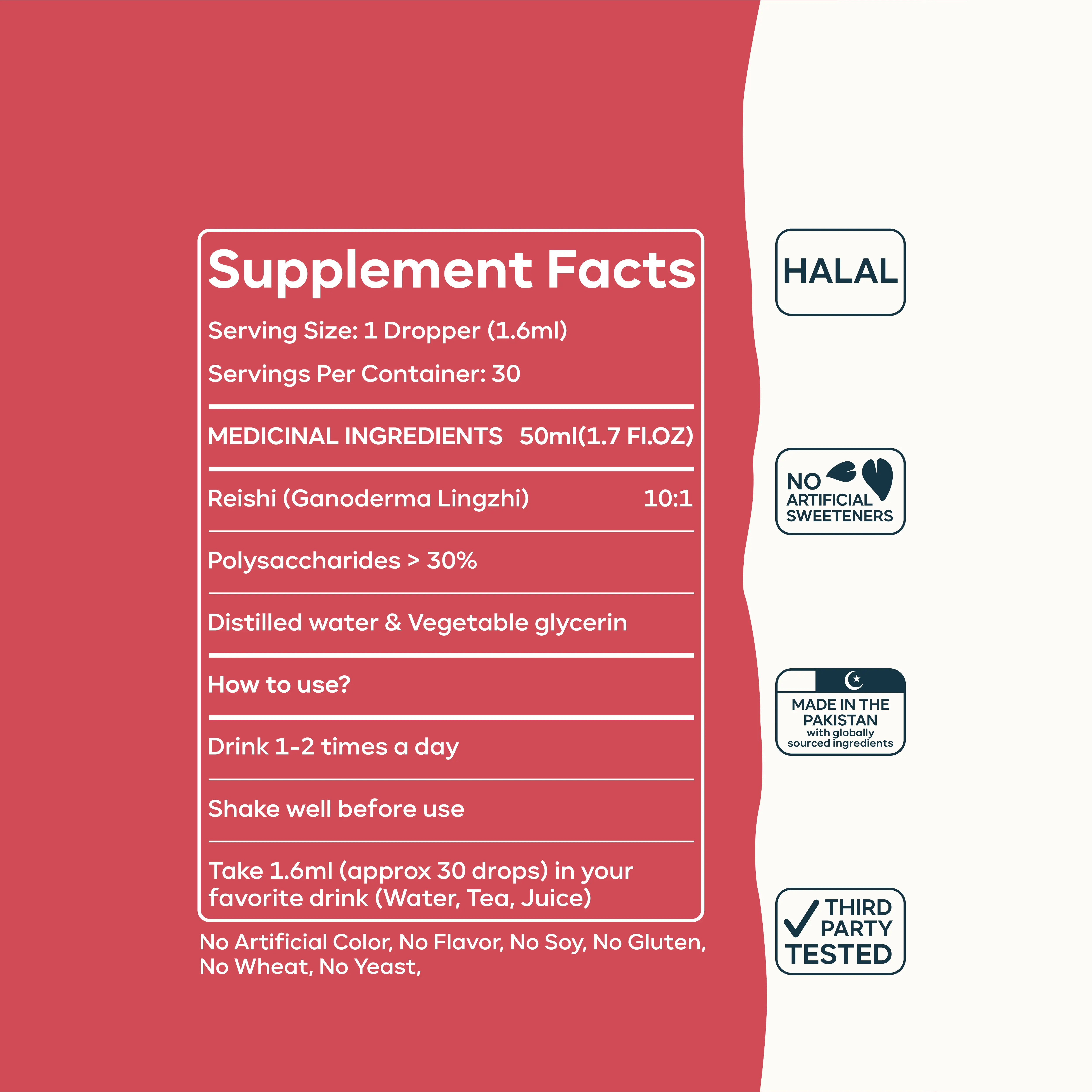 Red Reishi Mushroom Extract Mushroomy Pakistan