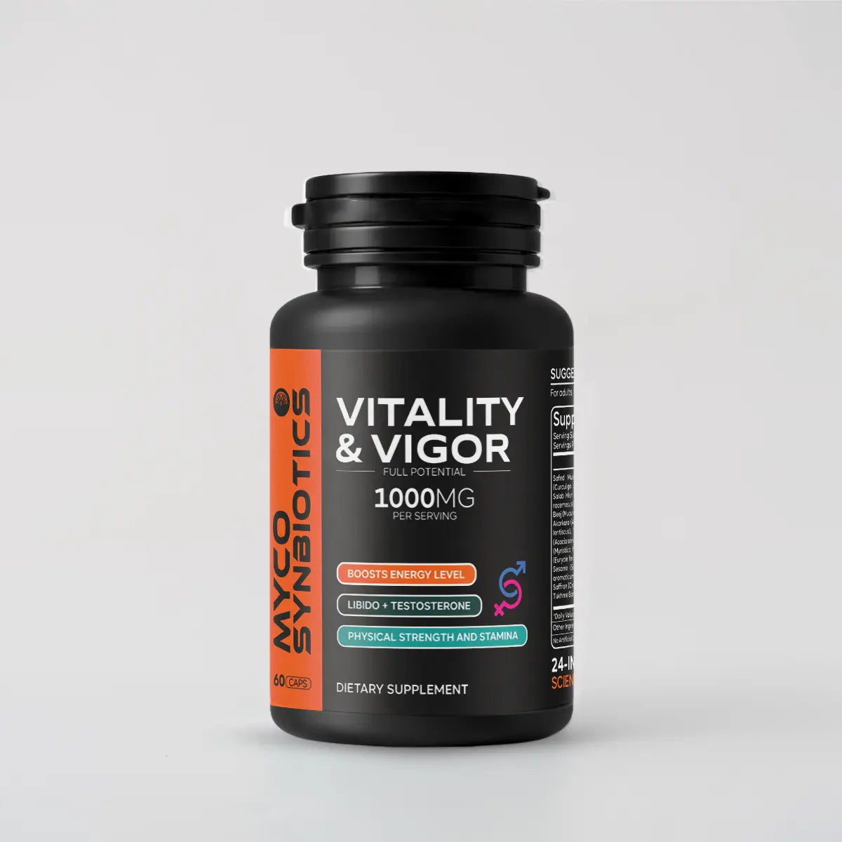 Men’s Vitality Capsules | Natural Energy, Performance & Stamina Booster