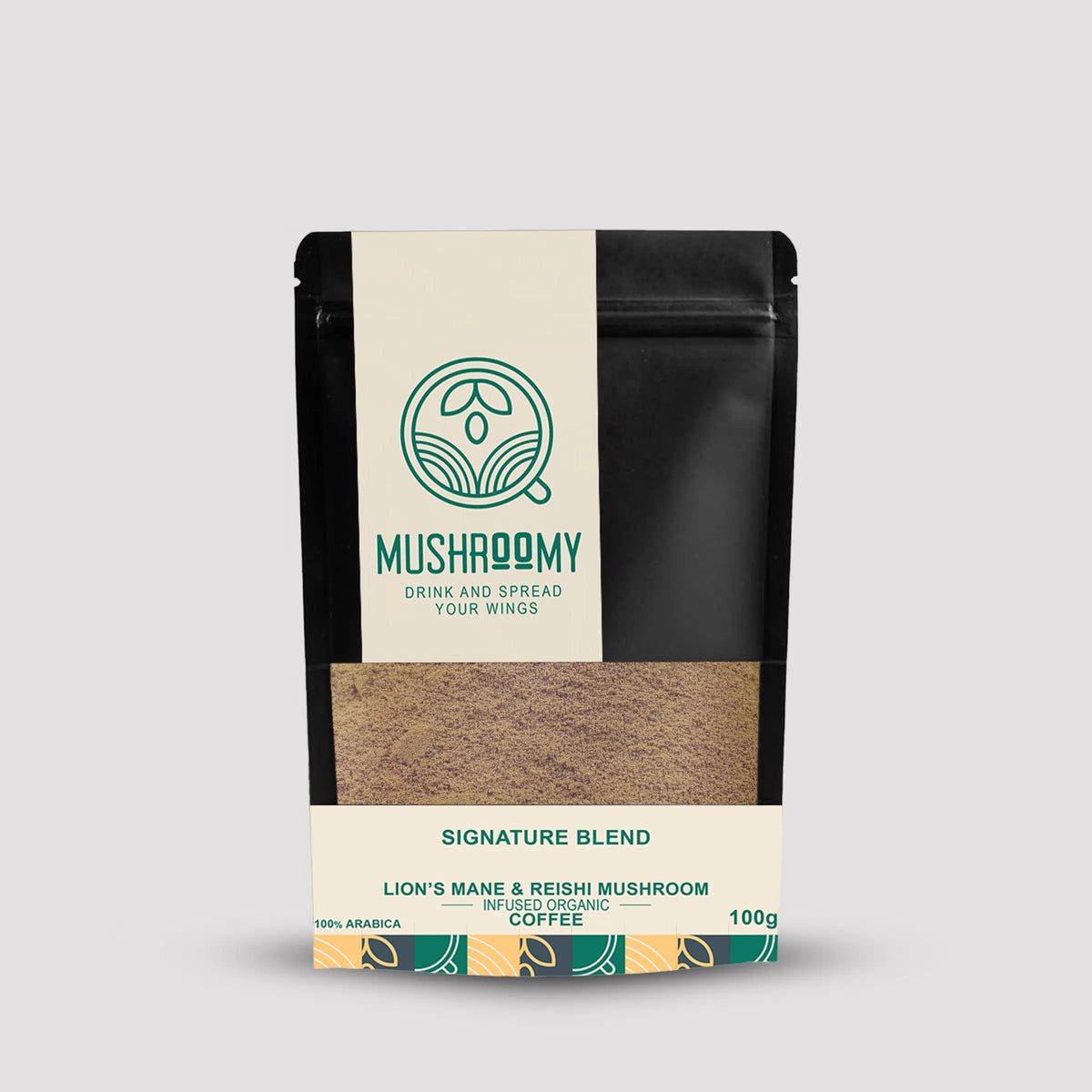 Mushroomy Signature Blend – dual mushroom coffee with adaptogens for clarity and relaxation